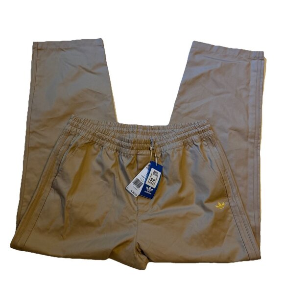 adidas Other - Adidas Men’s Beige Chino Pull On Track Pants Size Large NWT